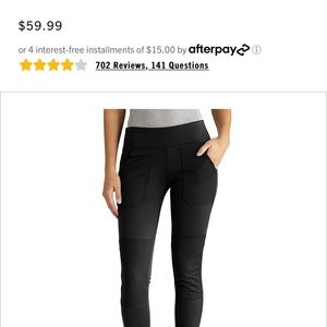 1X black Carhartt Force Leggings